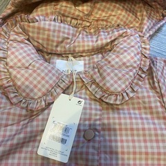 新品 ネクスト NEXTキッズジャケット フリルカラーコートジャケット　キッズダウンの画像