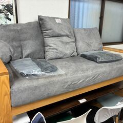 【リサイクルショップどりーむ荒田店】No.4353 ナガノインテリアソファ 専用ソファカバーセット 美品 一家に一台どうでしょうか(#^^#)の画像