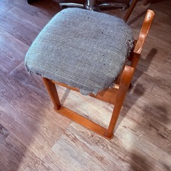 コンパクト椅子　化粧椅子　腰掛け　収納椅子の画像