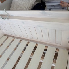 ニトリシングルサイズ ロフトベッド　幅210×奥行106×高さ122cm   の画像