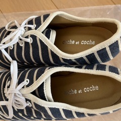 coche et coche パンプス　23.5 靴　レディース　スニーカーの画像