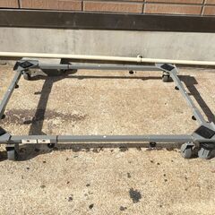 JM20518S)洗濯機 台 キャスター付き 幅：約48～78cm 高さ：約9cm 奥行：約39～57cm 中古品【取りに来られる方限定】の画像