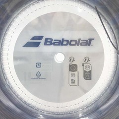 【未使用】バボラ XCEL エクセル 125 硬式 テニス ストリング ガット 200m ロール ブラック 243110 BABOLAT 1.25mmの画像