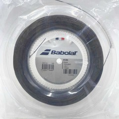 【未使用】バボラ XCEL エクセル 125 硬式 テニス ストリング ガット 200m ロール ブラック 243110 BABOLAT 1.25mmの画像