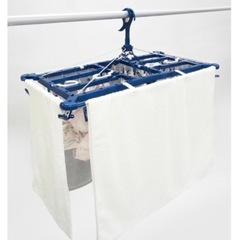 【美品！丈夫！】東和産業52Pピンチハンガータオル隠しの画像