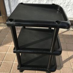 JM20517K) 3段シューズラック/靴置き＜幅：約28cm 高さ：約46cm 奥行30cm ＞中古品【取りに来られる方限定】の画像