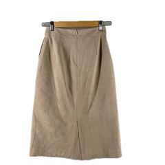 NATURAL BEAUTY BASIC ナチュラルビューティーベーシック スカート ポリエステル ブラウン レディース XXXS XS【古着】【中古】の画像
