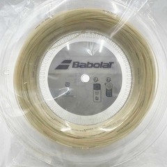【未使用】バボラ XCEL エクセル 125 硬式 テニス ストリング ガット 200m ロール ナチュラル 243110 BABOLAT 1.25mmの画像