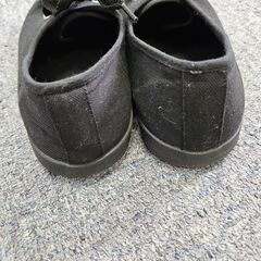 ロウェナ Rowena スニーカー 24.5cm 黒 ブラック レディース シンプル 軽量 カジュアル シューズの画像