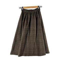 N.Natural Beauty Basic  エヌナチュラルビューティベーシック スカート ポリエステル ブラウン レディース XXXS XS【古着】【中古】の画像