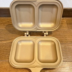 【未使用】パール金属 ツイン ホットサンドトースターの画像
