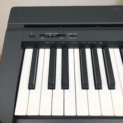 ss8161　ヤマハ 電子ピアノ P-45B Pシリーズ 88鍵盤 ブラック ペダル付 スタンド付 譜面立て付 元箱入り YAMAHA デジタルピアノ GHS鍵盤 音色変更 デモ音源再生 メトロノーム キーボード 電子ピアノ 中古の画像