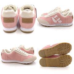 【未使用】SANGACIO サンガッチョ Wako's room イニシャルなし スニーカー 24.5cm ピンク W-SGC-2406 レディースの画像