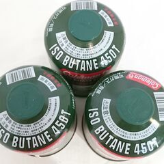 ◎ コールマン ISO BUTANE 450T Model 5103A450T おまとめ3点 内容量計1287g アウトドアなどにの画像