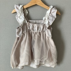 juo チュールワンピース　チュニック　100センチの画像