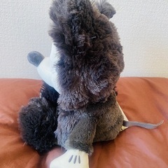 新作♡新品タグ付 デココレ ブラックフードBIGぬいぐるみミッキーマウスの画像