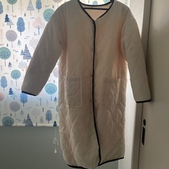 コート　リバーシブル　レディース　ロングコート　ホワイトの画像