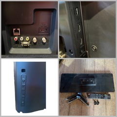 FUNAI フナイ 液晶テレビ FL-40HB2000 2017年製  テレビ台付き ブラック 黒 の画像