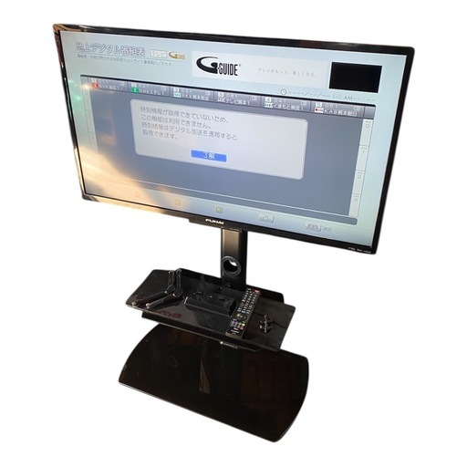 FUNAI フナイ 液晶テレビ FL-40HB2000 2017年製  テレビ台付き ブラック 黒 