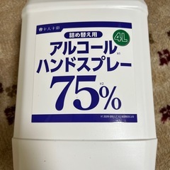 【新品未開封】医食同源 高濃度アルコールハンドスプレーつめかえ用 4L未使用の画像