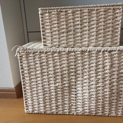 【0円】ニトリ　かご　バスケット　　　の画像