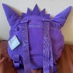 新作♡新品タグ付 ポケモン ゲンガー顔型ぬいぐるみリュックの画像