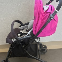 【本体とクッション洗濯済】コンビ スゴカル 4キャス ベビーカー の画像
