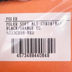 【未使用】POLER ポーラー SOFT MULTI-CONTAINER マルチコンテナー クーラーボックス 60L ブラック オレンジ 5213C016の画像