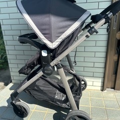 GRACOトラベルシステムベビーカー【ベビーカーのレインコート付き】の画像