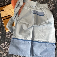 【未使用】腰巻きエプロン（3着セット）の画像