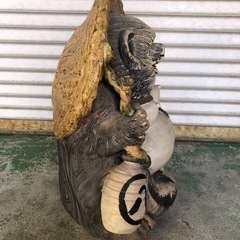 たぬき　約65cm 置物　陶器の画像