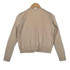 Fifth フィフス カーディガン アクリル ベージュ レディース M【古着】【中古】の画像