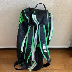 prince ラケットバッグ 黒/緑の画像