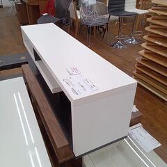 ★リユースのサカイ水戸店★  TV台 ホワイト×ブラック H34×D29.5×W120 クリーニング済み MT6635の画像