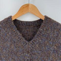 美品 ノーブランド  プレーン 秋冬 AW ベスト ブラック レディース【古着】【中古】の画像