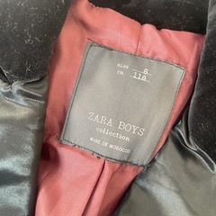 ZARA 116 キッズ　ベロアジャケット　入学式　卒園式の画像