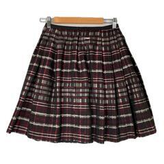 martinique マルティニーク タータンチェック スカート アセテート マルチカラー レディース【古着】【中古】の画像