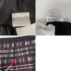 martinique マルティニーク タータンチェック スカート アセテート マルチカラー レディース【古着】【中古】の画像