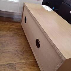 ★リユースのサカイ水戸店★  TV台 ライトブラウン H34×D37×W80 クリーニング済み MT6636の画像