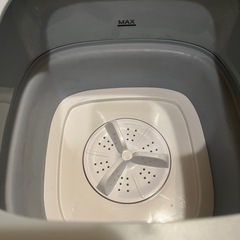 レコルト　しまえるミニせんたくき洗濯機の画像