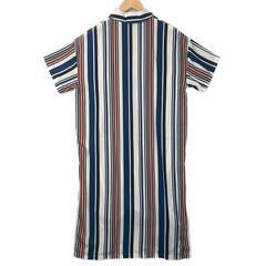 美品 MURUA ムルーア ストライプ ワンピース ポリエステル マルチカラー レディース F【古着】【中古】の画像