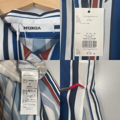 美品 MURUA ムルーア ストライプ ワンピース ポリエステル マルチカラー レディース F【古着】【中古】の画像
