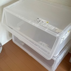IKEA衣装ケース2個の画像