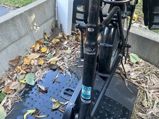 自転車 チャイルドシート前後有り