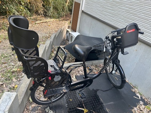 自転車 チャイルドシート前後有り