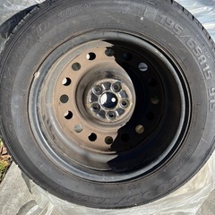 タイヤホイールセット美品 バリ溝の画像