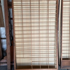 ①古民家の障子の画像