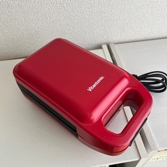 ホットサンドメーカー　ビタントニオ　赤の画像