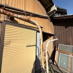 昔の洗濯物干し台と、台、もらってください！の画像