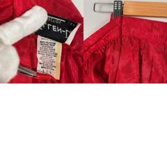 ELLEN-D KOLLECTION ELLEN-D KOLLECTION フローラル スカート ポリエステル レッド レディース【古着】【中古】の画像